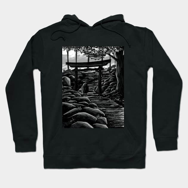 The mountain pathway Hoodie by eternalshadeart